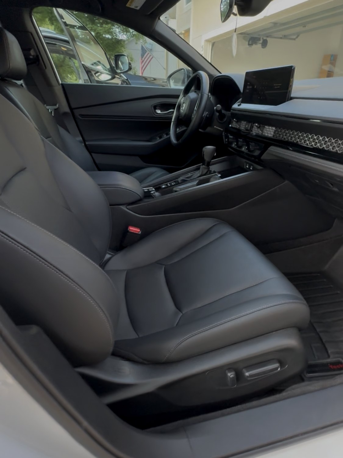 Honda Accord leather interior after detailing